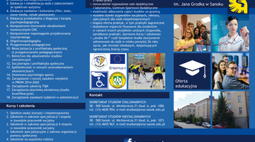 INFORMATOR DLA KANDYDATÓW NA STUDIA,  KURSY I SZKOLENIA W ROKU AKADEMICKIM 2017/2018